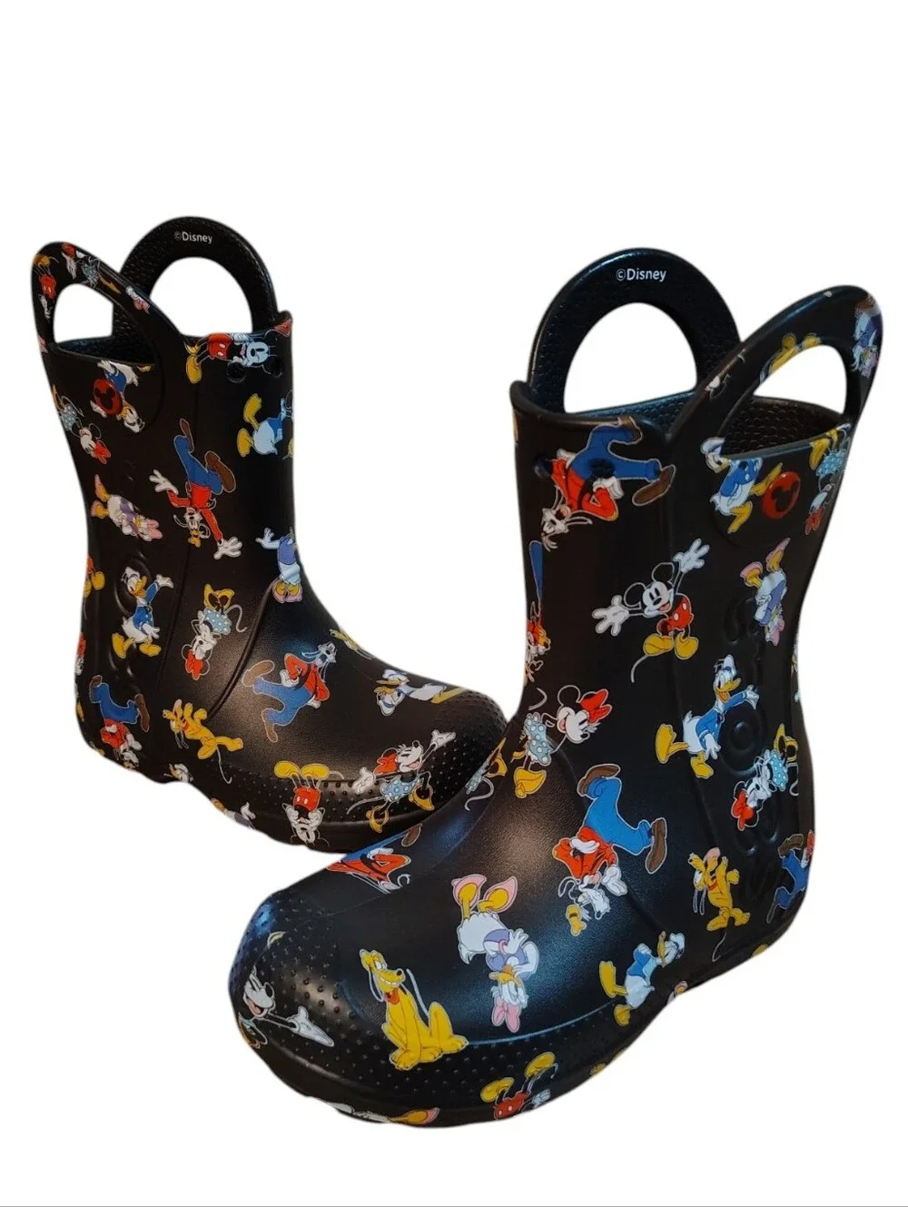 NWOT Crocs Handle It Disney Mickey And Friends Rain And Snow Boots C13